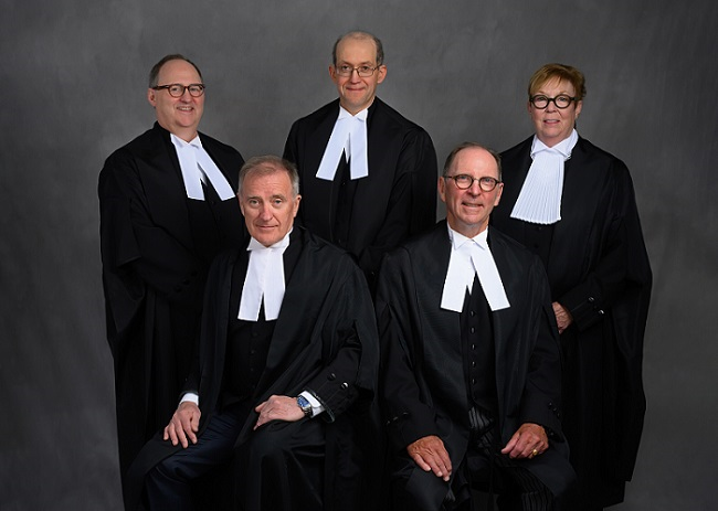 Justices of the PEI Court of Appeal